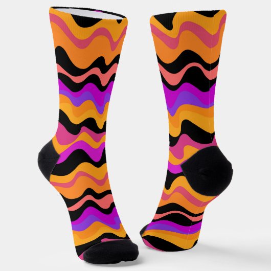 Striped sock sokken (Gebogen)