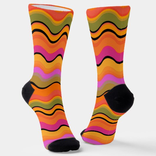 Striped sock sokken (Gebogen)
