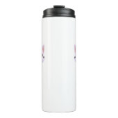 Striped Tabby Kawaii Thermosbeker (Voorkant)