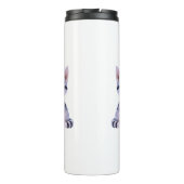 Striped Tabby Kawaii Thermosbeker (Achterkant)