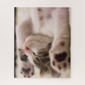 Striped Tabby Kitten Jigzaag Puzzle Legpuzzel (Verticaal)