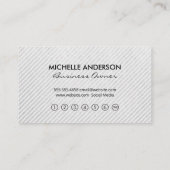 Striped textuur | Womens Beauty Loyalty (Achterkant)