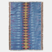 Striped Tie Dye Deken (Voorkant Verticaal)