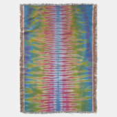 Striped Tie Dye Deken (Voorkant Verticaal)