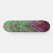 Striped Tie Dye Persoonlijk Skateboard (Horizontaal)