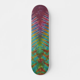 Striped Tie Dye Persoonlijk Skateboard