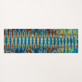 Striped Tie Dye Yogamat (Achterkant (horizontaal))