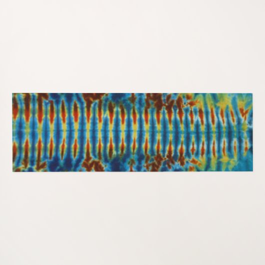 Striped Tie Dye Yogamat (Achterkant (horizontaal))