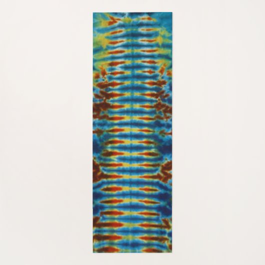 Striped Tie Dye Yogamat (Achterkant)