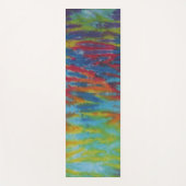 Striped Tie Dye Yogamat (Voorkant)