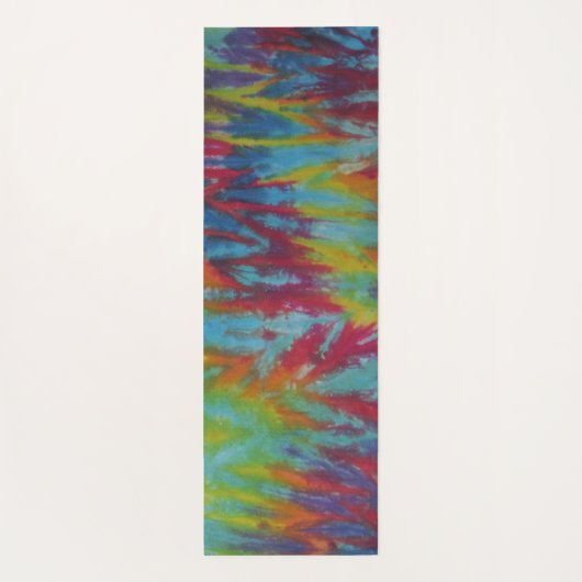 Striped Tie Dye Yogamat (Achterkant)