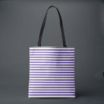 Striped Tote Bag<br><div class="desc">This tote bag is shown with a cute striped print.
Purple color stripes.
Customize this item or buy as is.



Licensed Print</div>
