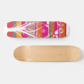 Striped Whimsy Skateboard (Horizontaal)