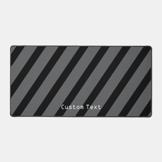 Striped with Computer Text Gray and Black Bureaumat (Voorkant)