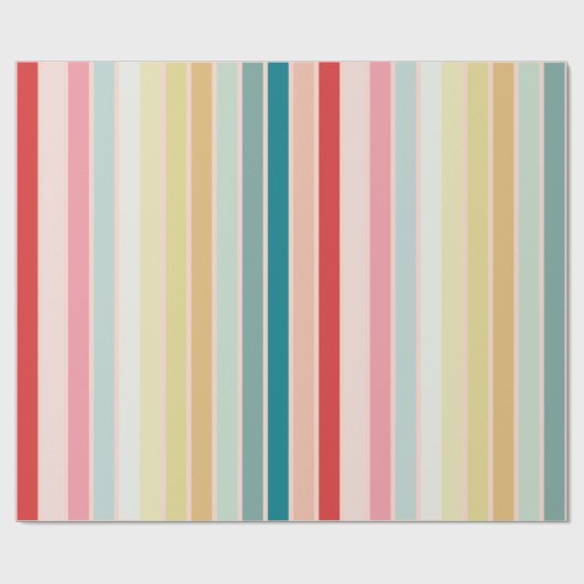 Striped Wrapping Paper Cadeaupapier (Vlak)