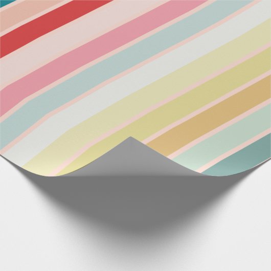 Striped Wrapping Paper Cadeaupapier (Hoek)