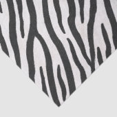 Striped Zebra fur Realistic Animal Print Tissuepapier (Detail)