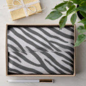 Striped Zebra fur Realistic Animal Print Tissuepapier (Geschenk)