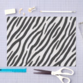 Striped Zebra fur Realistic Animal Print Tissuepapier (Craft)