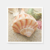 Striped Zee Shell Lightning Welk Servet (Voorkant)