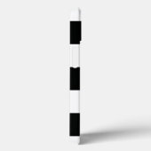 Striped (zwart-wit) | Horizontaal)  Case-Mate iPhone Case (Achterkant / Rechts)