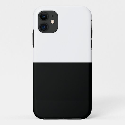 Striped (zwart-wit) | Horizontaal) Case-Mate iPhone Case (Achterkant)