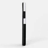 Striped (zwart-wit) | Horizontaal) Case-Mate iPhone Case (Achterkant/rechts)