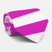 STRIPEN verstelbaar roze Stropdas (Opgerold)