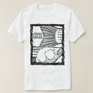 STRIPER FOREVER! mono(Fish Forever series 011) T-shirt