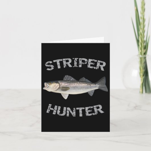 Striper Hunter Striped B Striper Gevist Shirt Kaart (Voorkant)