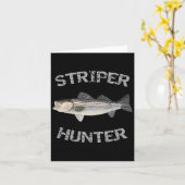 Striper Hunter Striped B Striper Gevist Shirt Kaart (Gele Bloem)