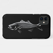 Striper - Striped Bass - iPhone Case (Achterkant (horizontaal))