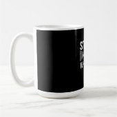 Striper Whisperer Vist Lover Gift Koffiemok (Links)