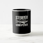  Striper Whisperer Vist Lover Gift Mok (Midden)