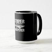  Striper Whisperer Vist Lover Gift Mok (Voorkant rechts)