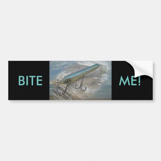 Striper Xpert Surf Slapper Antiek Vist Bumpersticker (Voorkant)