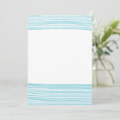 Stripes001 - Blanco kaart met eenvoudige strepen ( (Staand voorkant)