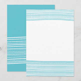 Stripes001 - Blanco kaart met eenvoudige strepen (