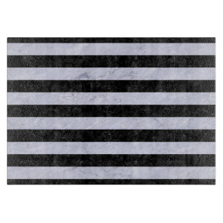 STRIPES2 ZWARTE MARBLE & WITTE MARBLE SNIJPLANK