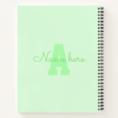 Stripes 1e verjaardag Baby Milestone Guest Book Notitieboek (Achterkant)