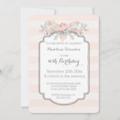  Stripes 80e verjaardag van uitnodigingen (Achterkant)