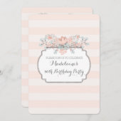 Stripes 90ste verjaardagsfeestje Kaart (Voorkant / Achterkant)