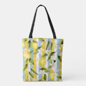 Stripes and Lemons  Tote Bag (Achterkant)
