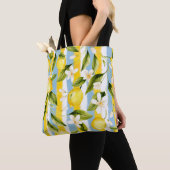 Stripes and Lemons  Tote Bag (Dichtbij)