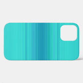 Stripes - Aqua Turquoise Cyan Blue Case-Mate iPhone Case (Achterkant (horizontaal))