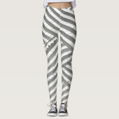 "Stripes, Architecture, and Modern Leggings" Leggings (Voorkant)