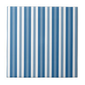 Stripes Background Blue en White Tegeltje (Voorkant)