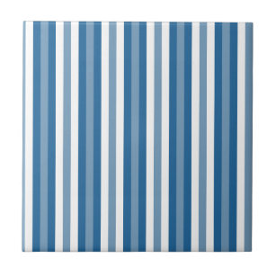 Stripes Background Blue en White Tegeltje