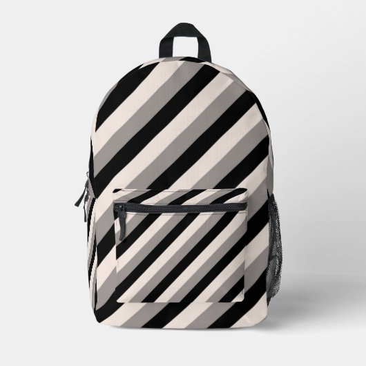 Stripes Bedrukte Rugzak (Voorkant)