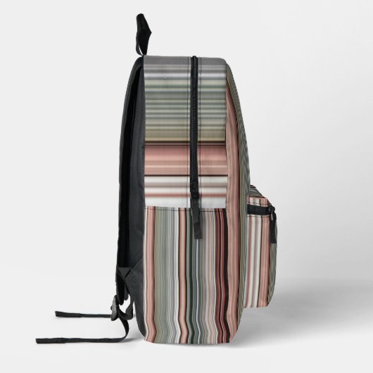 Stripes Bedrukte Rugzak (Links)